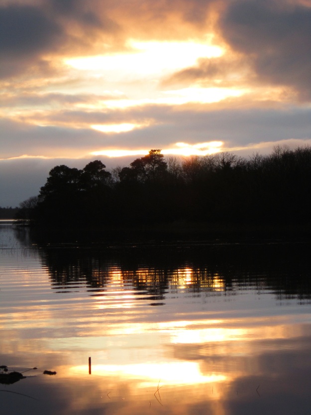 Early January evening on Lough Carra, Co Mayo