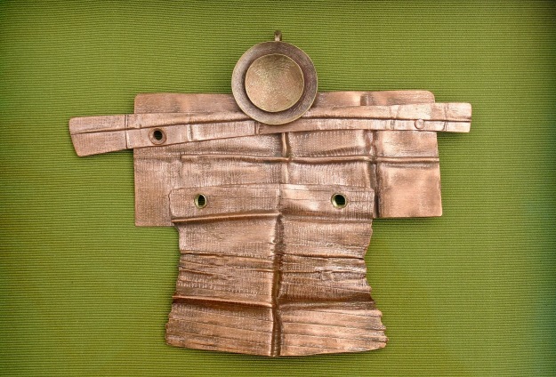 Mandarin Cloak, brooch by Mena Messina